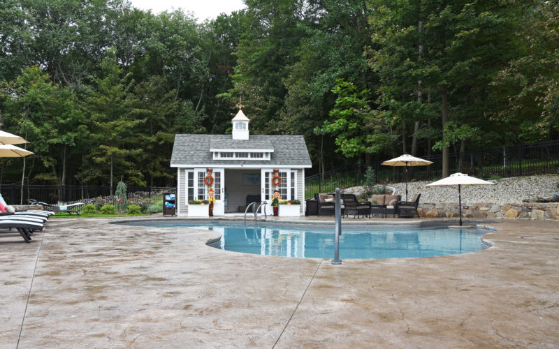 Custom inground pool installed by Majestic Pools