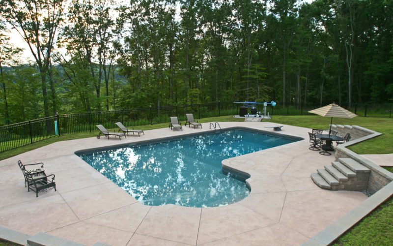 7A True L Inground Pool - Copake, NY