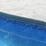 This is a blue Swimming Pool Vinyl Liner Replacement